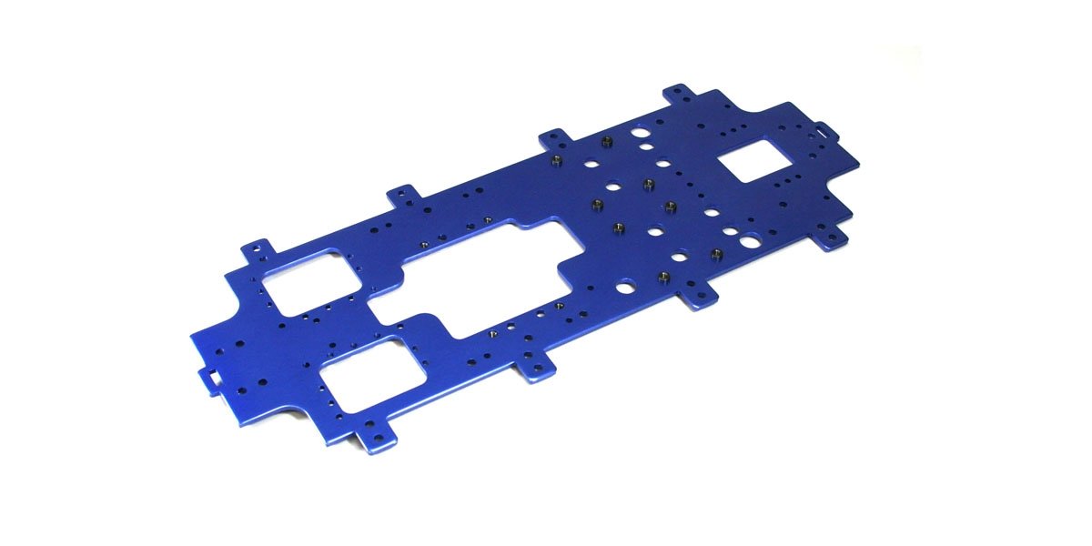 GGW01 Aluminum Main Chassis (3mm/BLUE) GGW01  - KYOSHO RC